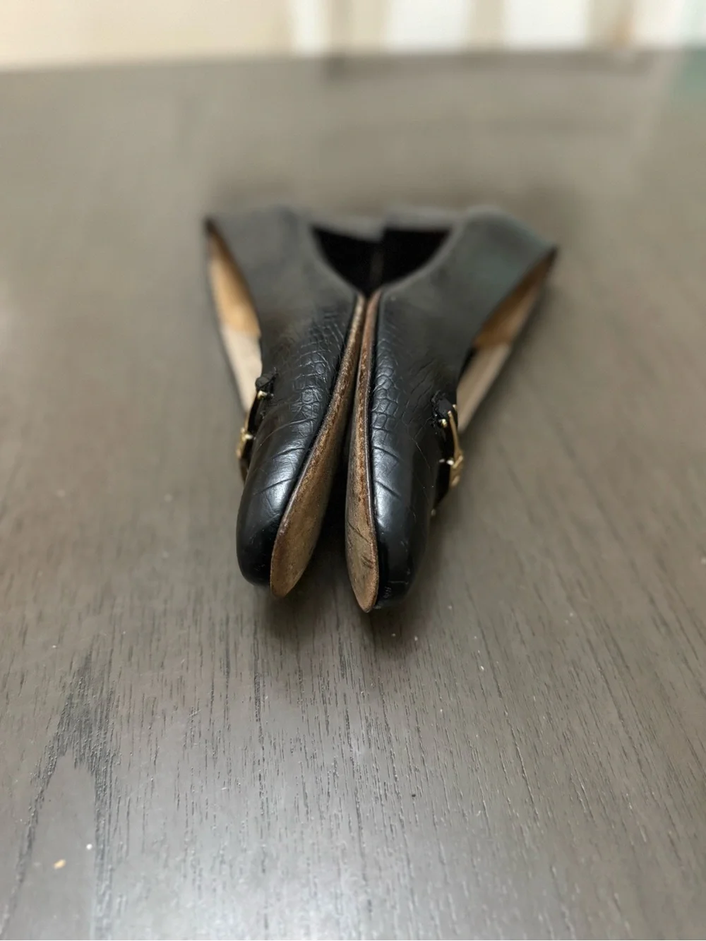 Vintage Salvatore Ferragamo boutique crocodile embossed leather size 8.5